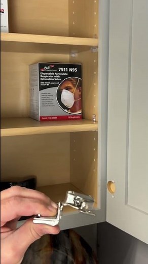 Fix your cabinet! Hinge restrictor clip install #shorts
