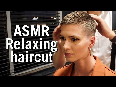 ASMR Barbershop haircut with clippers