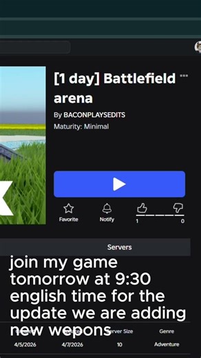 #updating #roblox #robloxcontentcreator