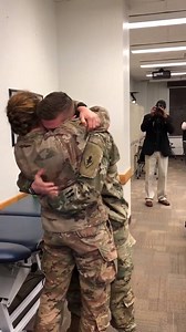 260K views · 5.2K reactions | WELCOME HOME! It's been eight months since this military husband and wife last saw each other. Here is the heartfelt moment when 2nd lieutenant Jamie Douglas surprised her husband! Thank you both for your service!  STORY: https://bit.ly/2REqVoN (Courtesy: AMEDD Center and School Health Readiness Center of Excellence) | WSVN-TV | Facebook