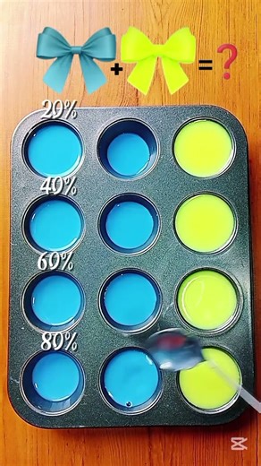 Vibrant Summer Splash: Blue × Lime Green Magic Palette 🌈💙💚#Colormixing#colorpalette#artshorts#art