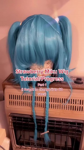 Strawberry Miku Wig Styling Tutorial
