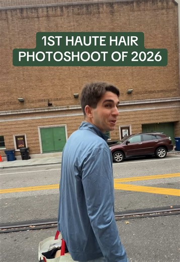 Follow along all day on @Haute Hair for the BTS of the first photoshoot of the year