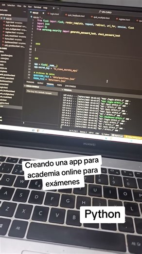 Creando una app para academia online para exámenes #python #developer