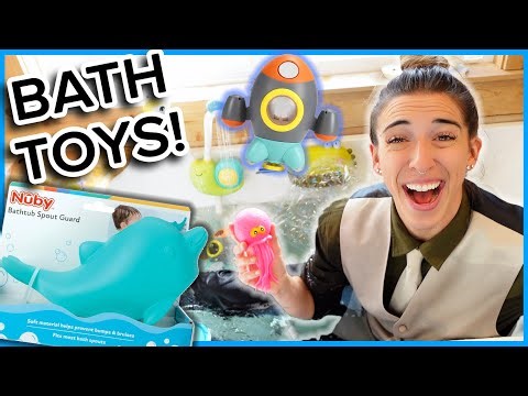 Testing FUN Bathtub Toys!!!