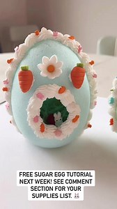 4.5K views · 54 reactions | My kids and I made these nostalgic sugar eggs and they were SO fun! I’ll teach you how! First you’ll need to order an egg mold. I’ll share links in the comment section then watch for the tutorial to go live next week! | Gluesticks | Facebook