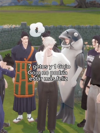 7 GETOS y 1 GOJO en The Sims 4
