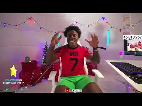 🔥 iShowSpeed ***NEW*** Fortnite Gaming Setup REVEALED! 🔥