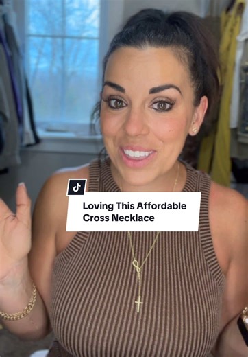 Affordable Infinity Cross Necklace for Mother's Day and Graduation Gift