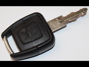Vauxhall Astra Vectra Key Fob Battery Replacement - EASY DIY