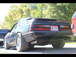 1984 SVO Mustang Launch at full speed