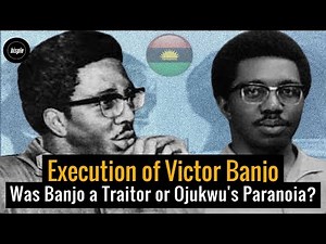 Killed by Firing Squad- The Story of Victor Banjo who led Biafra Army