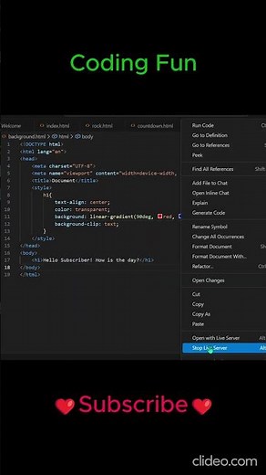 Stunning Gradient Text Animation Using Pure HTML & CSS | Easy Tutorial