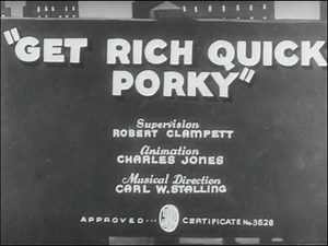 Looney Tunes | Get Rich Quick Porky | Bob Clampett | 1937x175