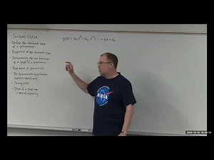 College Level Precalculus - Section 3.3 & 3.4 (Power Functions and Graphs of Polynomial Functions).