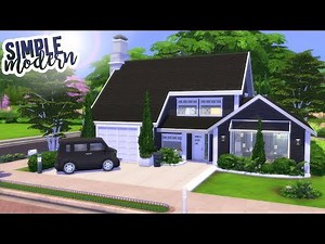 SIMPLE MODERN HOUSE | The Sims 4 Speed Build