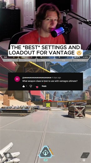 THE BEST SETTINGS AND LOADOUT FOR VANTAGE 😁 #apex #apexlegends #apexlegendsclips #apexclips
