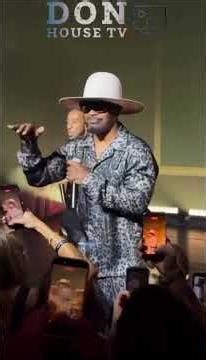 Jamie Foxx Performing With Ludacris At The Formula 1 Party