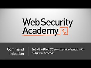 Command Injection - Lab #3 Blind OS command injection with output redirection | Long Version