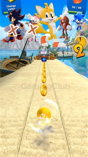 Sonic Dash: Evolution of the Squad! ⚡ #Shorts