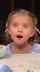 funny faces by little girl