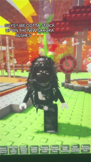 Discover the New Sakura Bushes in Grow A Garden