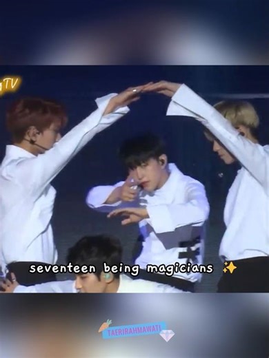 seventeen the master of magic 🕺✨️ #seventeen #jeonghan #hoshi #vernon #scoups #kpop