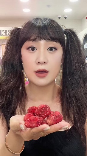 맛있는 건조딸기 먹방 밀봉습기 조심!