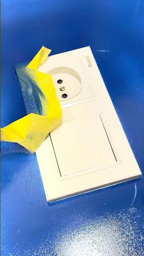 The FASTEST way to paint around outlets! #diy