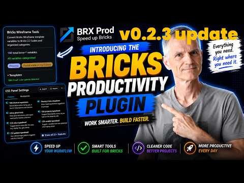 Bricks Productivity v0.2.3 — Docs Button, Toolbar Toggles & Move-to-Globals Mode