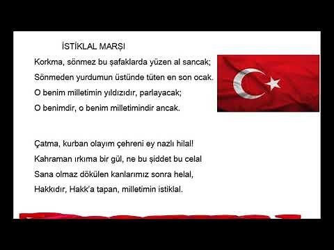 istiklal marşı şiir
