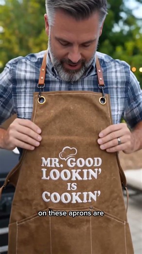 Funny Embroidered Apron For Men Dad Anniversary Birthday Gifts | Personalized Apron