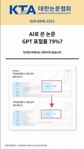 AI로 쓴 논문, 카피킬러 GPT 표절률 낮추기 후기 #논문표절률 #GPT표절률 #카피킬러표절률