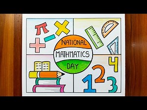 National Mathematics Day Drawing / National Mathematics Day Poster Drawing / Mathematics Day Drawing