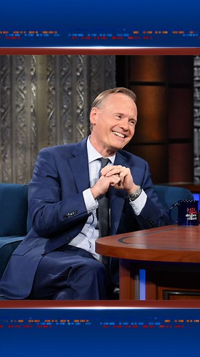 49K views · 750 reactions | John Dickerson discusses the importance of “money people” for this election and workshops a bumper sticker with Stephen. #Colbert | The Late Show with Stephen Colbert | Facebook