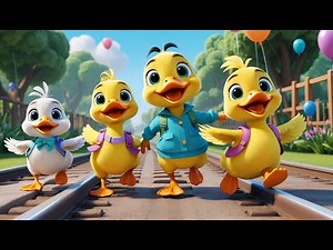Train of Ducks – Quack Quack Counting Adventure! | Fun Animal Counting Song for Kids | Learn Numbers