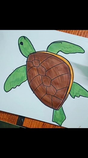 Easy 🐢 turtle Drawing ll How to draw Turtle step by step ll Simple Drawing of Turtle