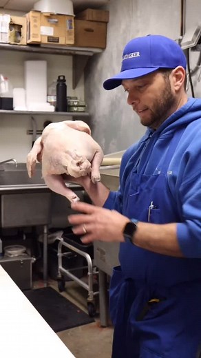 Your Thanksgiving hero starts right here — premium kosher turkey, cleaned, prepped, and ready to go. Just season, roast, and feast. 🧡 | Mr. Kosher Meat Market