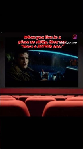 “Have a BETTER one” line from BLADE RUNNER 1982