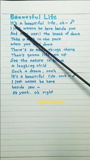 💛"Beautiful Life" lyrics Ace of Base 뷰티플라이프 #aceofbase #beautifullife