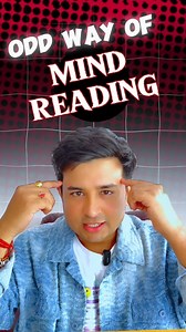 Is mind reading possible? Let me attempt to read your thoughts. Share in the comments what you were thinking. Follow @rajeshkumarmagic for captivating magic and mind reading videos. #mindreading #mentalist #illusion #interactive #impossible #magic #mindpower | Rajesh Kumar magic | Facebook