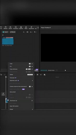 CapCut: Make Audio Sound Muffled (Easy Speed & Compound Clip Method) #CapCutTips #AudioEditing