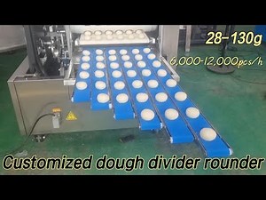 Customized full automatic 6 rows dough divider rounder