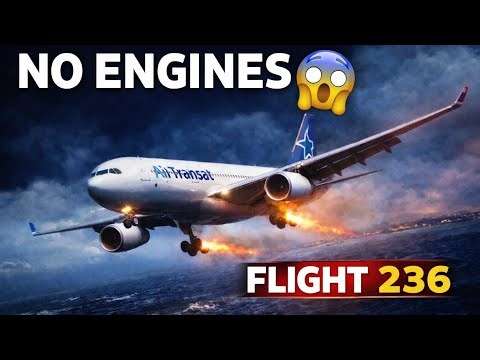 “200-Ton Plane Became a Glider Over the Ocean 😱 | Flight 236” | #incidentvault