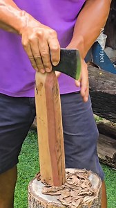 1M views · 7.7K reactions | How to make a practical axe handle #woodworking | Poom's Project | Facebook