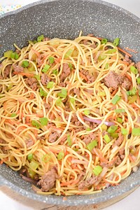 Ground Beef Lo Mein