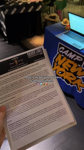 Thank you to @Camp New York for all the onboarding help 🥹✨🫶 use code LARISA50 for ££ off 🤞😉 #chipinaw #chipinawandsilverlake #campamerica #camp #summer