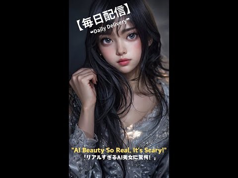 「これがAI？！🎭 本物そっくりのAI美女ミュージックビデオ」 ／ "Is This AI?! 🎭 Stunningly Realistic AI Beauty Music Video"