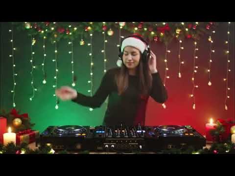 🎄🔥 Live Christmas Electronic DJ Set 🎧⚡ Festive beats, holiday vibes, neon lights, dance all night