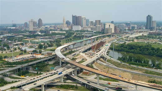 New I-71S flyover ramp connection to Downtown, I-70W is open, ODOT says